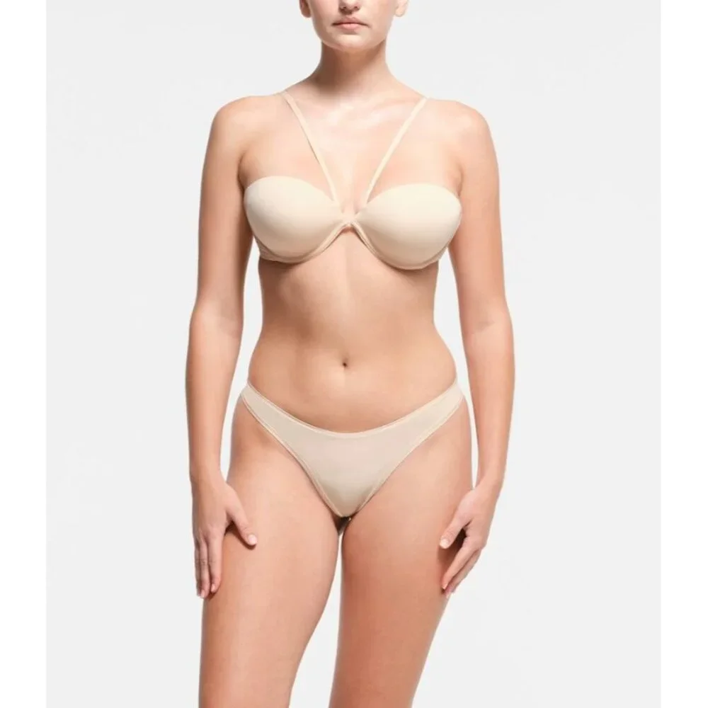 SKIMS Multi-Way Bra Underwire Bra Sand Size 34C NWT - Picture 4 of 7